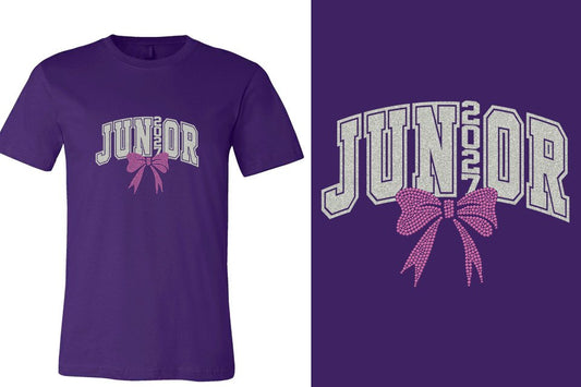JUNIOR 2027 glitter rhinestones Unisex t-shirt
