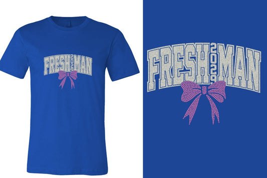 FRESHMAN 2029 glitter rhinestones Unisex t-shirt