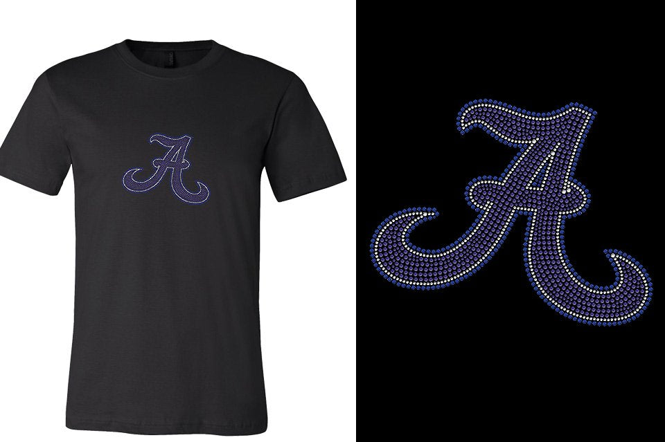 Rhinestones A Towne A logo - stones Unisex t-shirt