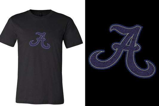 Rhinestones A Towne A logo - stones Unisex t-shirt