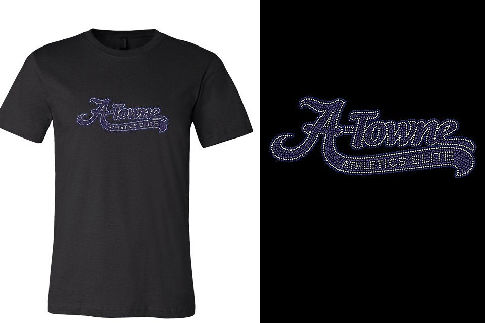 Rhinestones A Towne Athletics Elite with tail - stones Unisex t-shirt