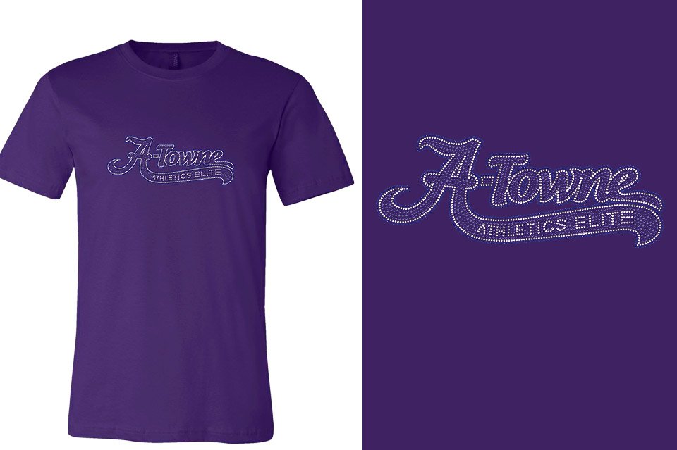 Rhinestones A Towne Athletics Elite with tail - stones Unisex t-shirt